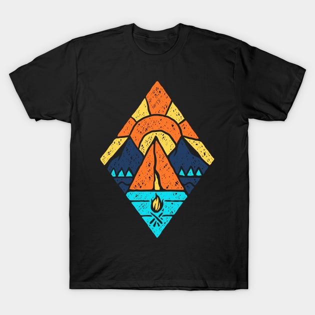 Diamond Campground T-Shirt by machmigo